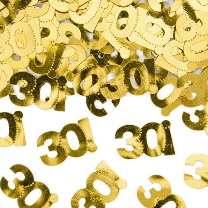 Confetti de table 30 ans d'or