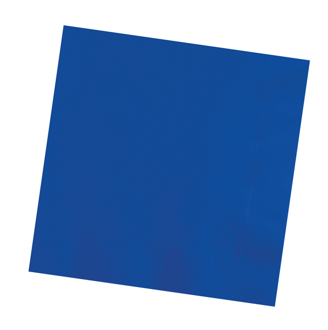 Serviettes de table bleu foncé 3 couches 41cm 25pcs