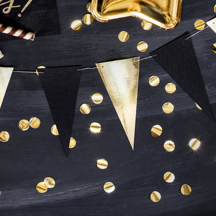 Confetti rond or