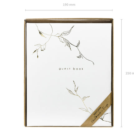 Livre d'or blanc 24.5cm