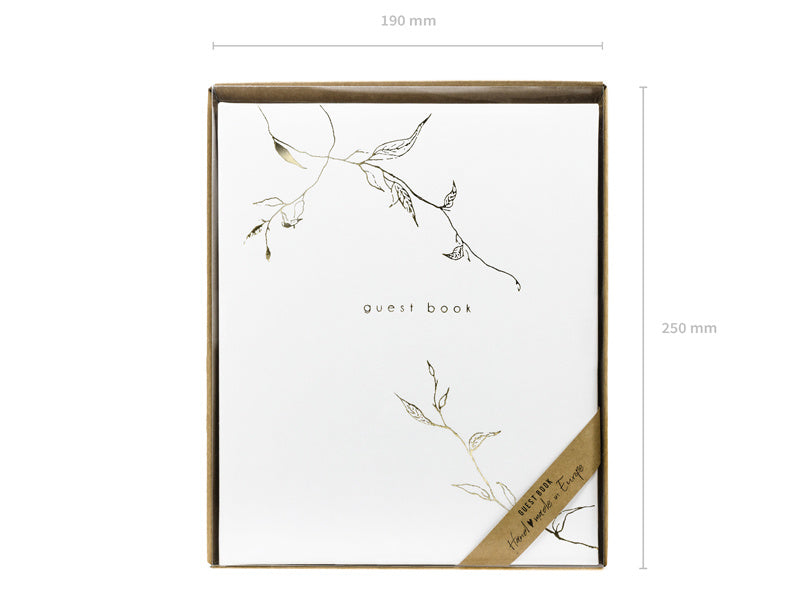 Livre d'or blanc 24.5cm