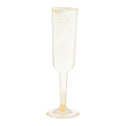 Verres à champagne or 4 pièces