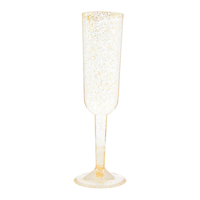 Verres à champagne or 4 pièces