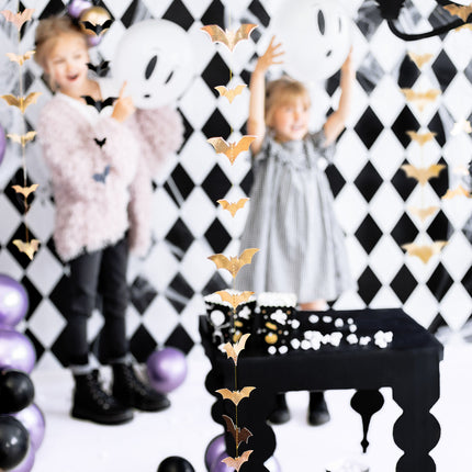 Halloween Sling Bat Gold 1.5m