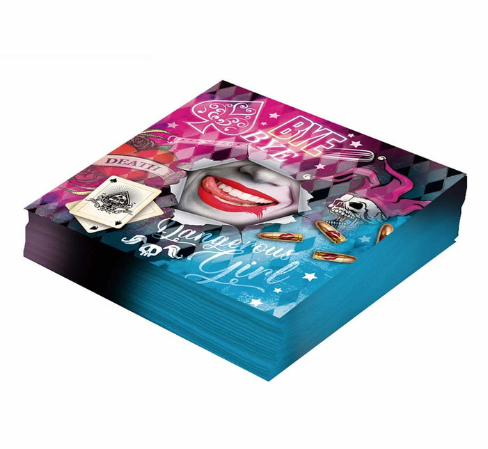 Serviettes de table Suicide Squad 33cm 12pcs