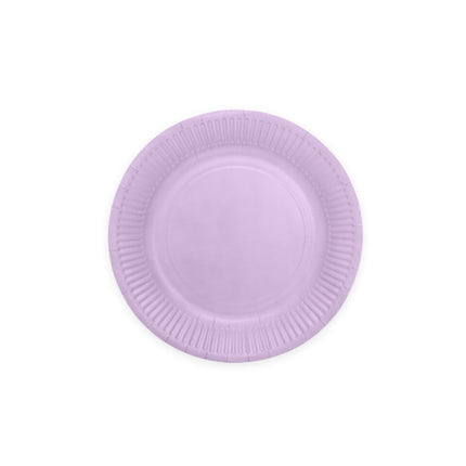 Assiettes en papier lilas 23cm 16pcs