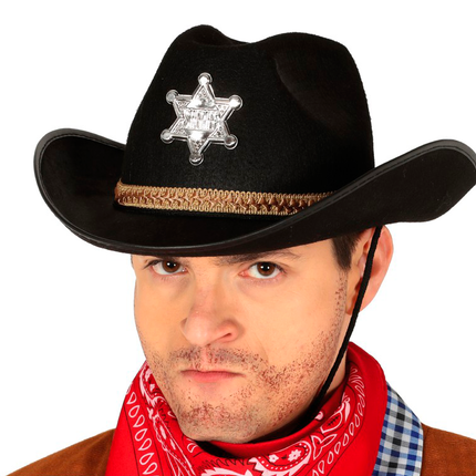Chapeau de cow-boy shérif