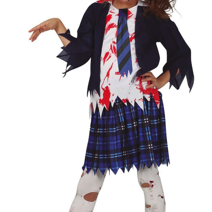Costume d'Halloween Fille Zombie Érudite