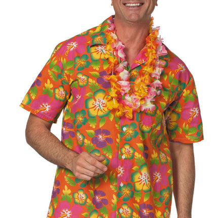 Chemisier Hawaii Orange