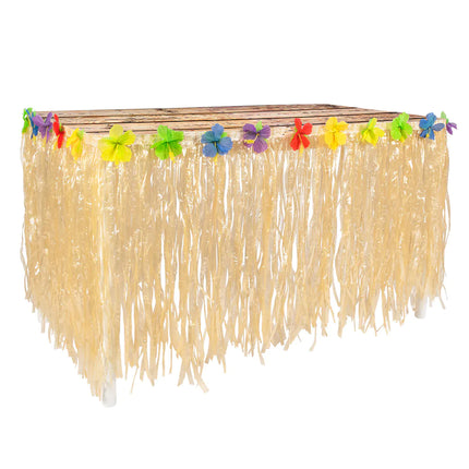 Jupe de table Hawaii Naturelle 3m