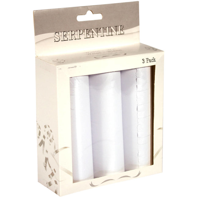 Serpentine blanche 3pcs