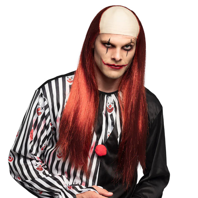 Perruque d'Halloween Clown tueur