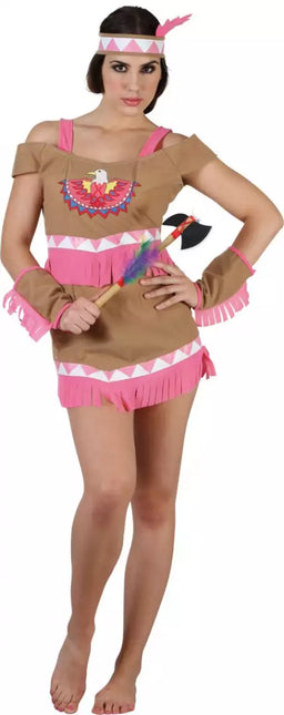 Robe indienne rose