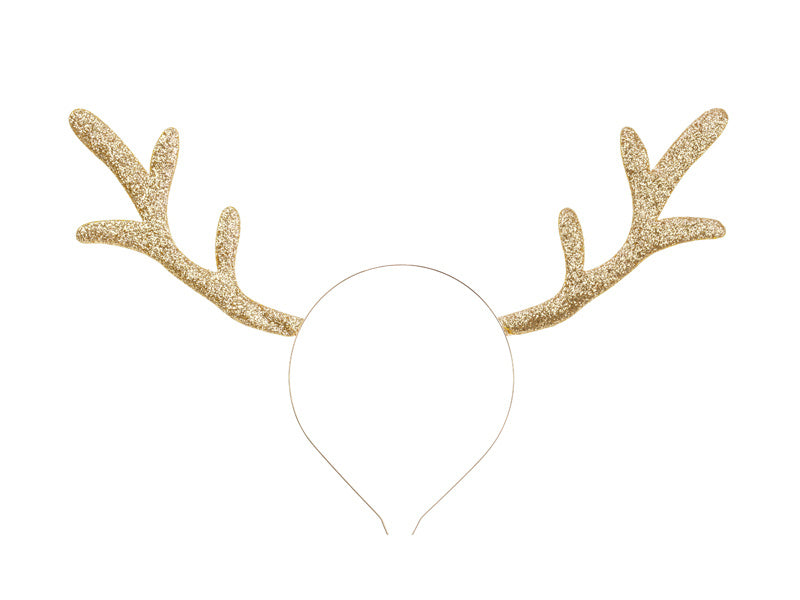 Bandeau à cheveux Renne doré 34.5cm