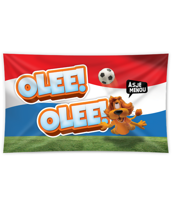 Loeki Le lion Drapeau à pignon 1.5m