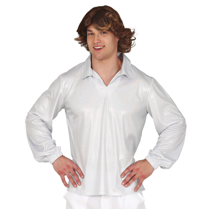 Chemise Disco Argent