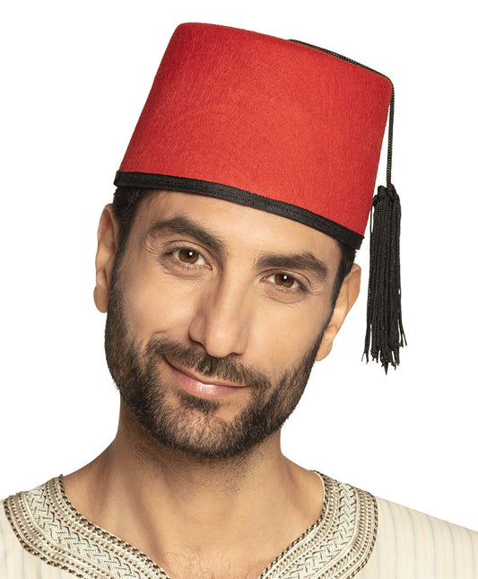 Chapeau Fez rouge