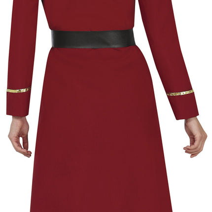 Costume de pirate Rouge Bordeaux Dames