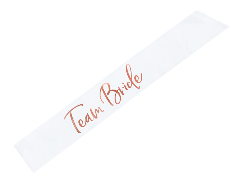 Écharpe d'enterrement de vie de jeune fille Team Bride 75cm