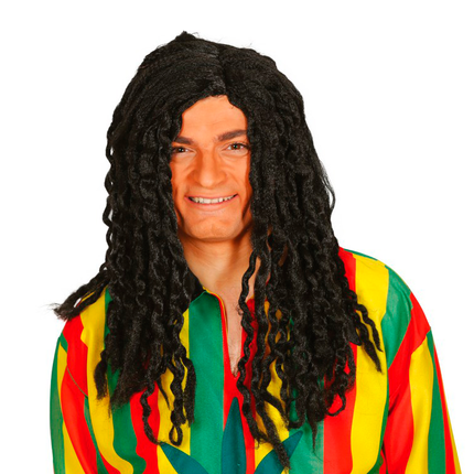 Perruque Rasta Deluxe Noir
