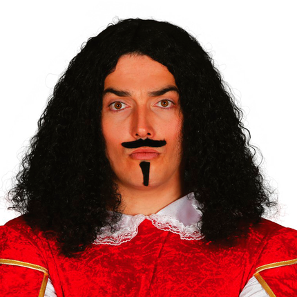 Moustache perruque d'époque