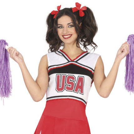 Pompons lilas 2pcs