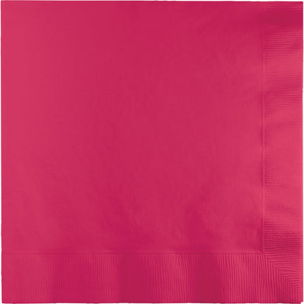 Serviettes Fuchsia 3 couches 41cm 25pcs