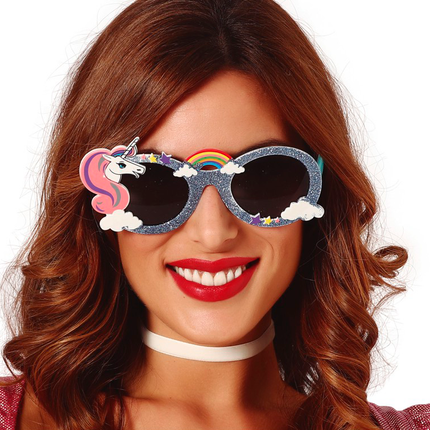 Lunettes de licorne pailletées