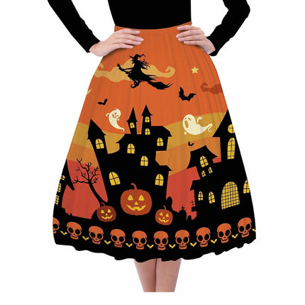 Jupe d'Halloween orange
