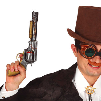 Revolver Steampunk 30cm