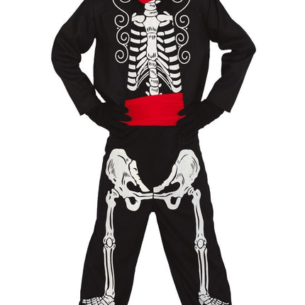 Costume d'Halloween de cow-boy squelette Enfant