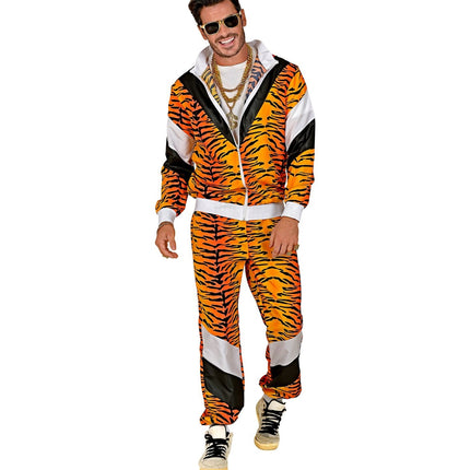 Tracksuit Neon 80S Faulty Tiger Print