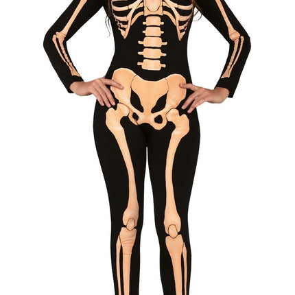 Costume d'Halloween Squelette Combinaison pour dames