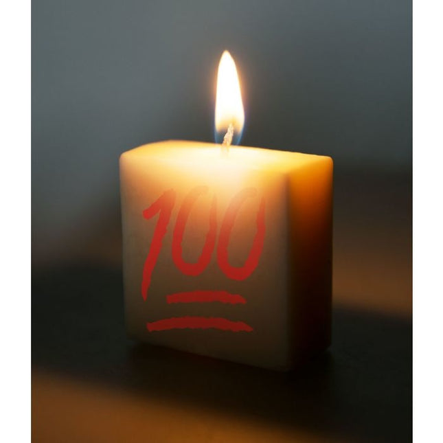 Bougie lettre 100 4cm