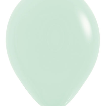Ballons Pastel Vert Mat 30cm 50pcs
