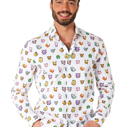 Chemise Pixel Pokémon Hommes <tc>OppoSuits</tc>