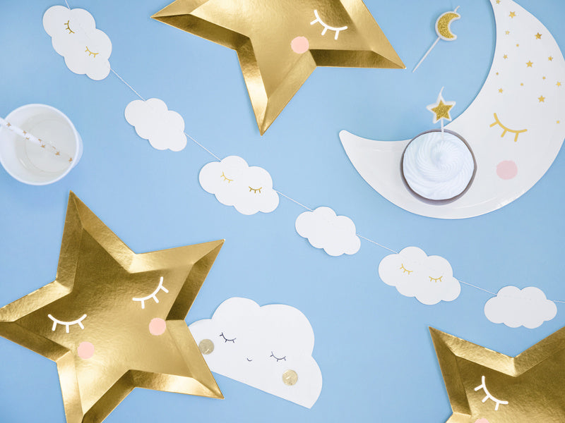 Assiettes Little Star Or 27cm 6pcs