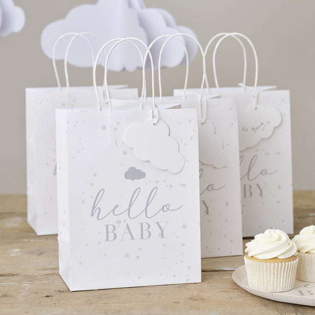 Sacs de fête Hello Baby 15cm 5pcs