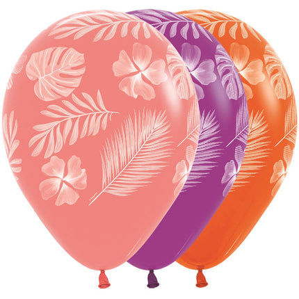 Ballons Tropical Paradise Mix 30cm 25pcs