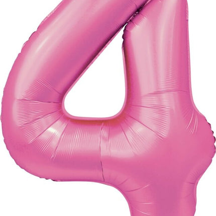 Ballon à figures rose 4 ans Gloss 86cm
