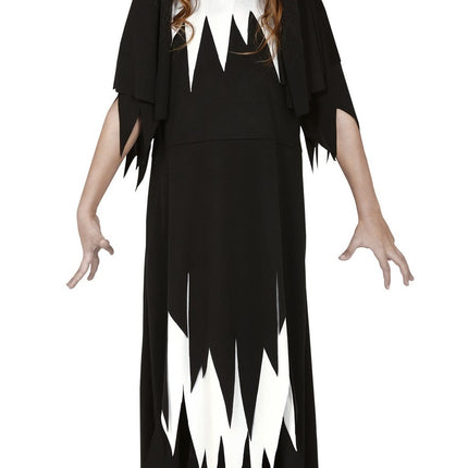 Non Costume d'Halloween Enfant Noir et Blanc