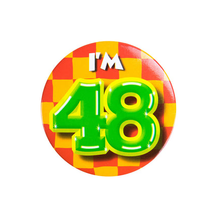 Je suis 48 Bouton 48 ans 5.5cm
