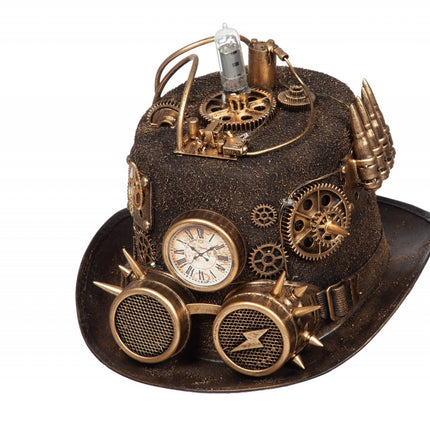 Chapeau Steampunk avec lumière