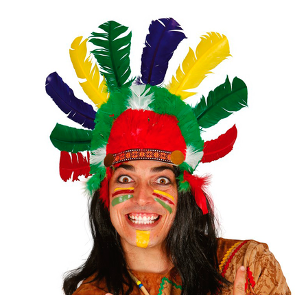 Bandeau indien Plumes