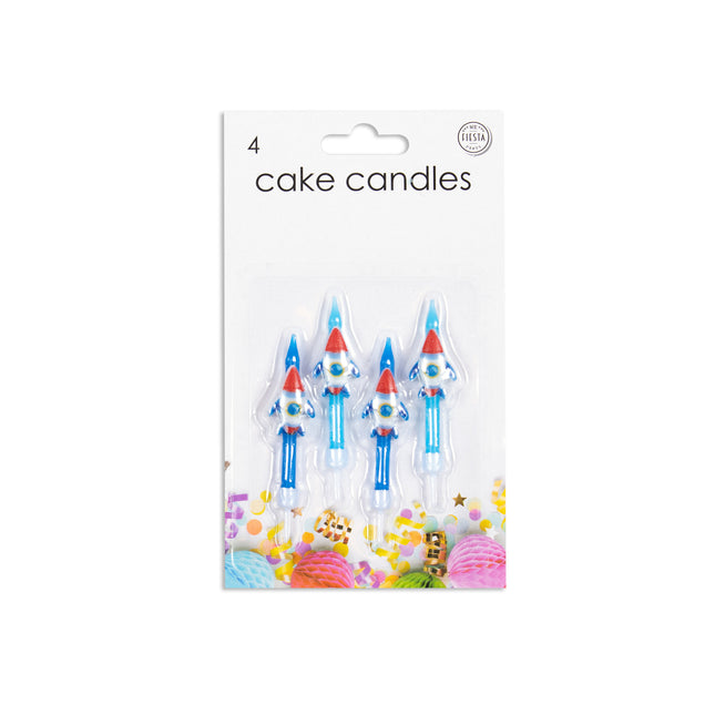 Bougies Rocket 5.9cm 4pcs