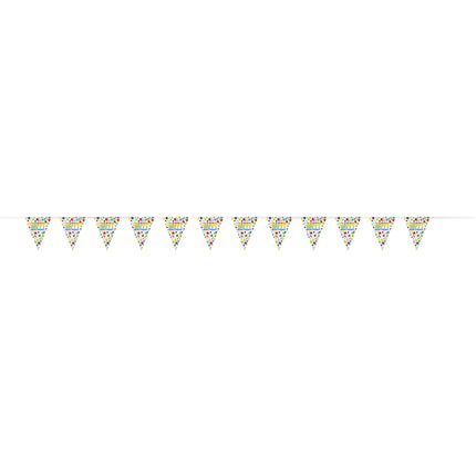Guirlande Happy Birthday colorée 3.65m
