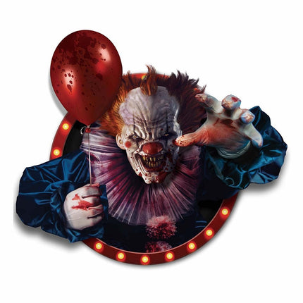 Décoration murale Halloween Clown 80cm