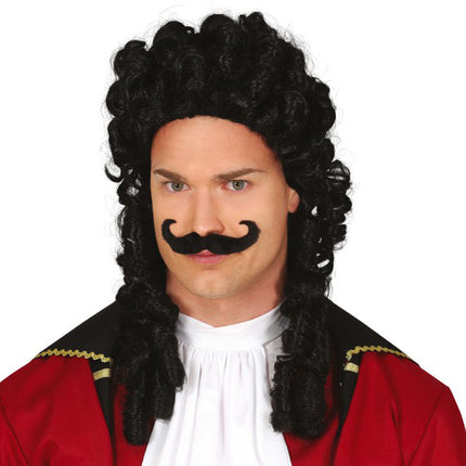 Perruque pirate noire