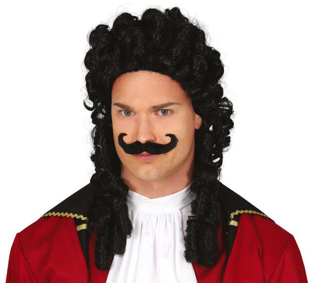 Perruque pirate noire