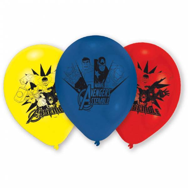Ballons Avengers 23cm 6pcs